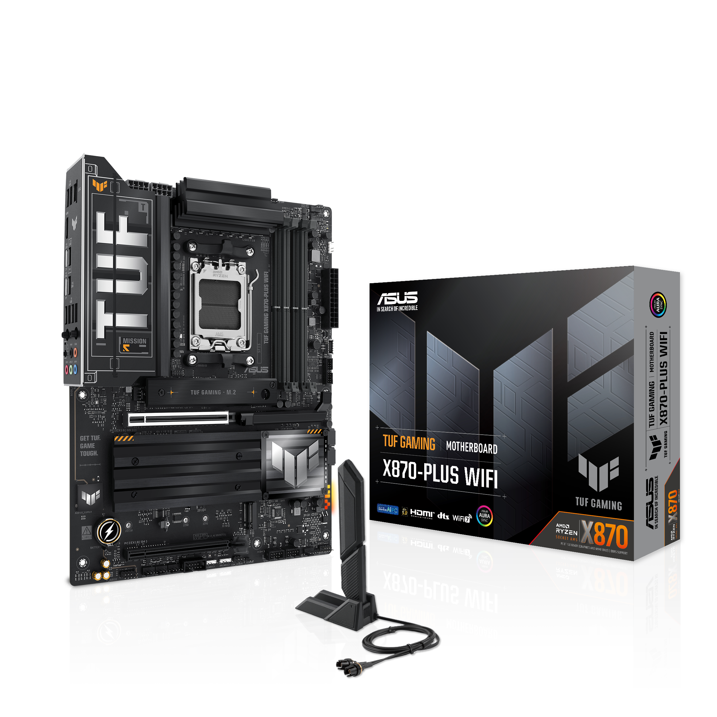 ASUS TUF Gaming X870-PLUS WiFi AMD AM5 X870 ATX Motherboard