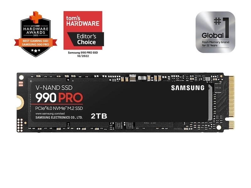 Samsung SSD 990 PRO 2TB PCIe 4.0 NVMe Internal SSD